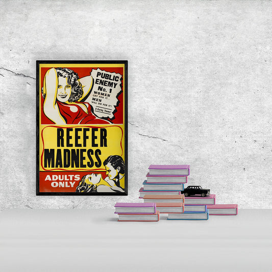 Vintage Movie Reefer Madness Remastered Poster Print