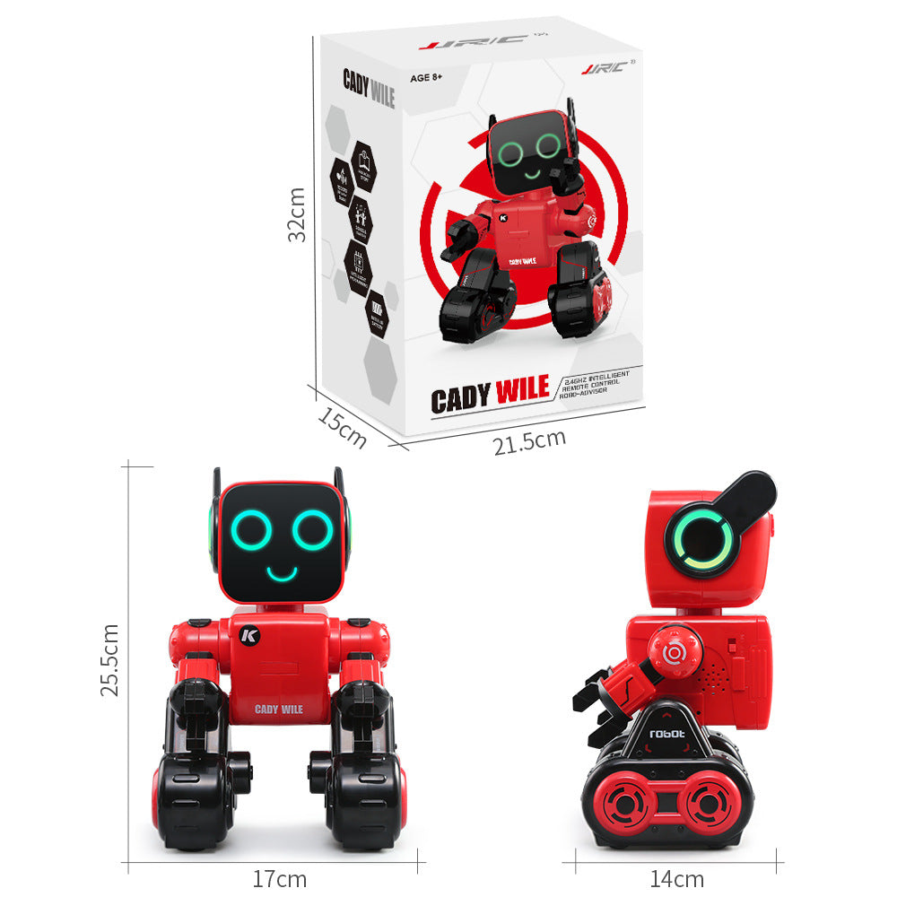 JJRC Kids Intelligent Remote Control Robot R4 Singing Dancing Programming Storytelling Machine Amazon shopee Cross Border