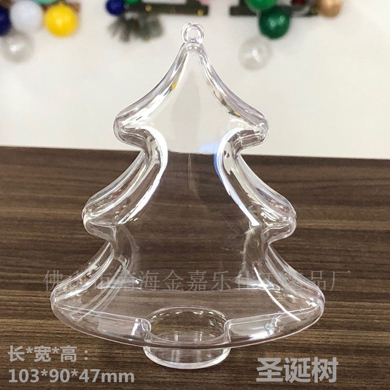 2023 New 85mm Bell Christmas Ornament Pendant Hangable and Openable Christmas Decoration Ball