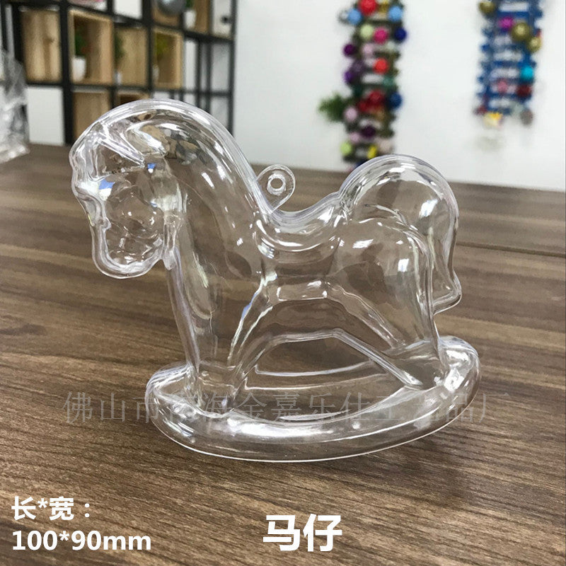 2023 New 85mm Bell Christmas Ornament Pendant Hangable and Openable Christmas Decoration Ball