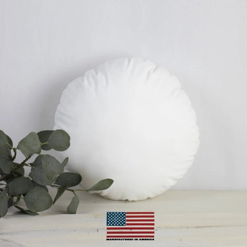 14" | Round Pillows Insert | Indoor Outdoor Hypoallergenic Polyester