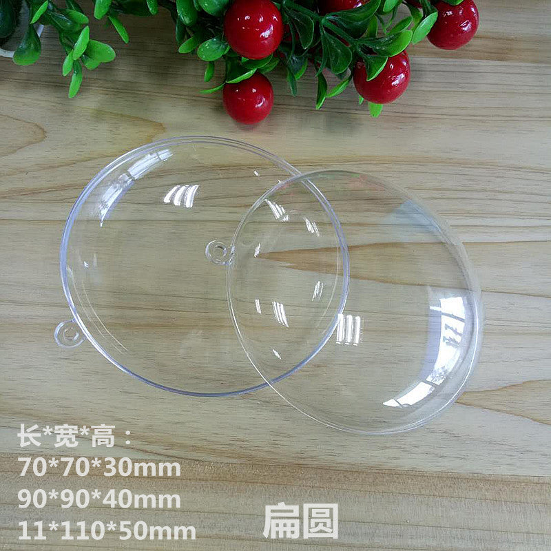 2023 New 85mm Bell Christmas Ornament Pendant Hangable and Openable Christmas Decoration Ball