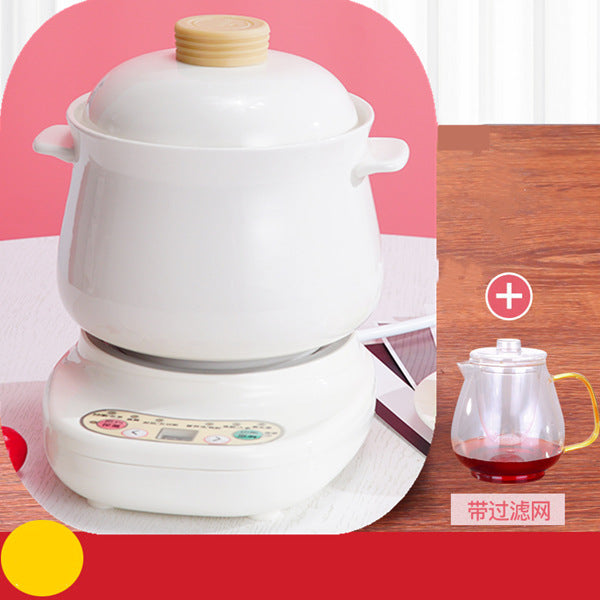 Split intelligent mini automatic electric crowpot stew pot stew pot through water bb pot bird's nest pot porridge pot soup ceramic pot