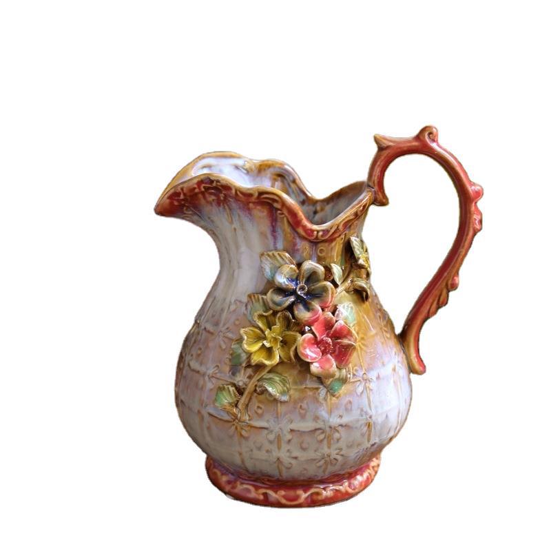 ins home decorations living room small vases, ceramic crafts, European and American ornaments, wedding ornaments, creative gifts