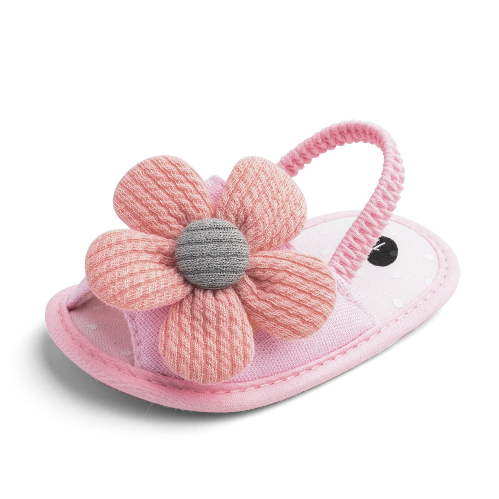 Summer Sunflower Baby Sandals 0-1 Years Old Soft Sole Toddler Shoes Baby Shoes Baby Shoes L019