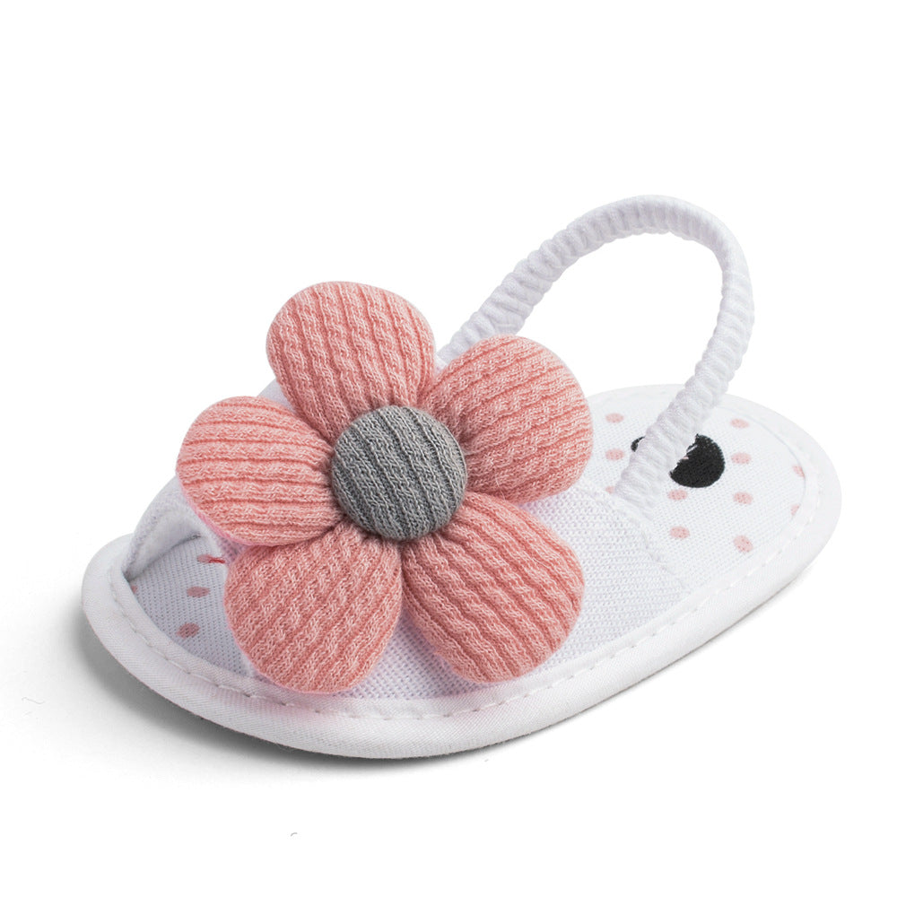 Summer Sunflower Baby Sandals 0-1 Years Old Soft Sole Toddler Shoes Baby Shoes Baby Shoes L019