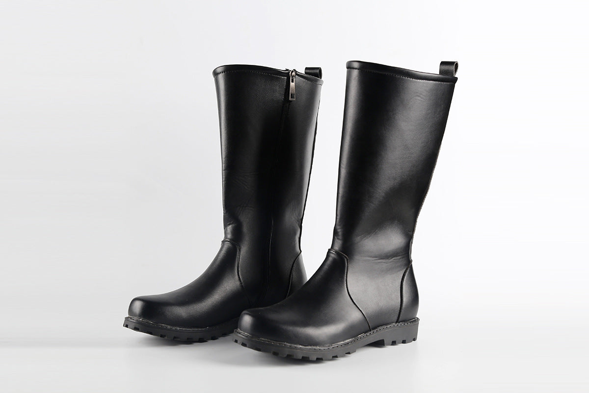 Tall men's and women's boots honor guard flag-raiser boots parade boots World War II boots riding boots film and television boots ghost boots