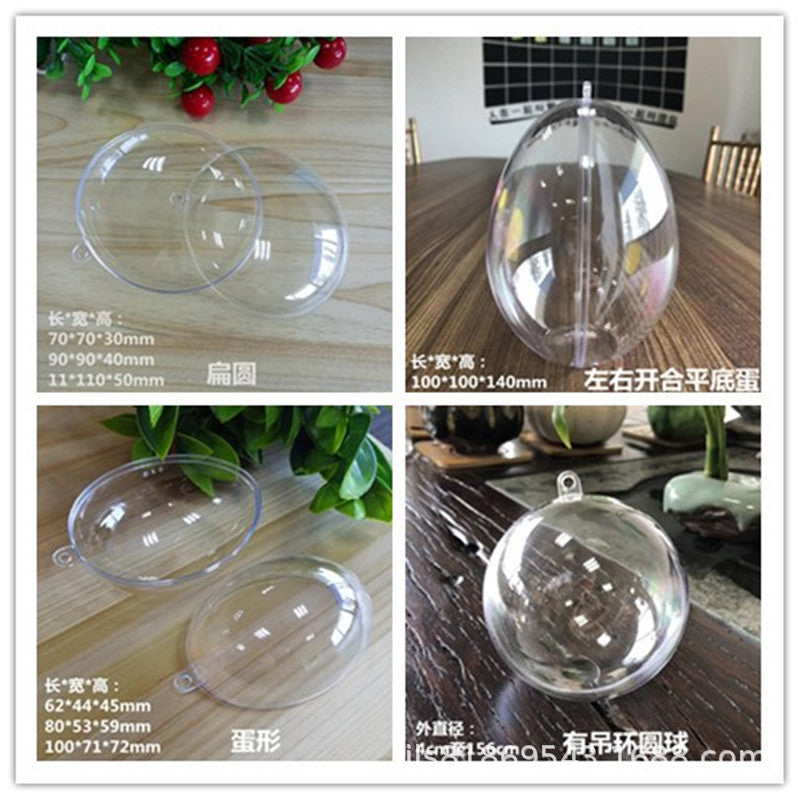 2023 New 85mm Bell Christmas Ornament Pendant Hangable and Openable Christmas Decoration Ball