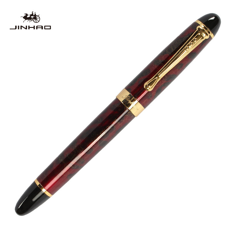 Jinhao X450 fountain pen student practice gift business metal signature calligraphy gift pen can be used ink sac