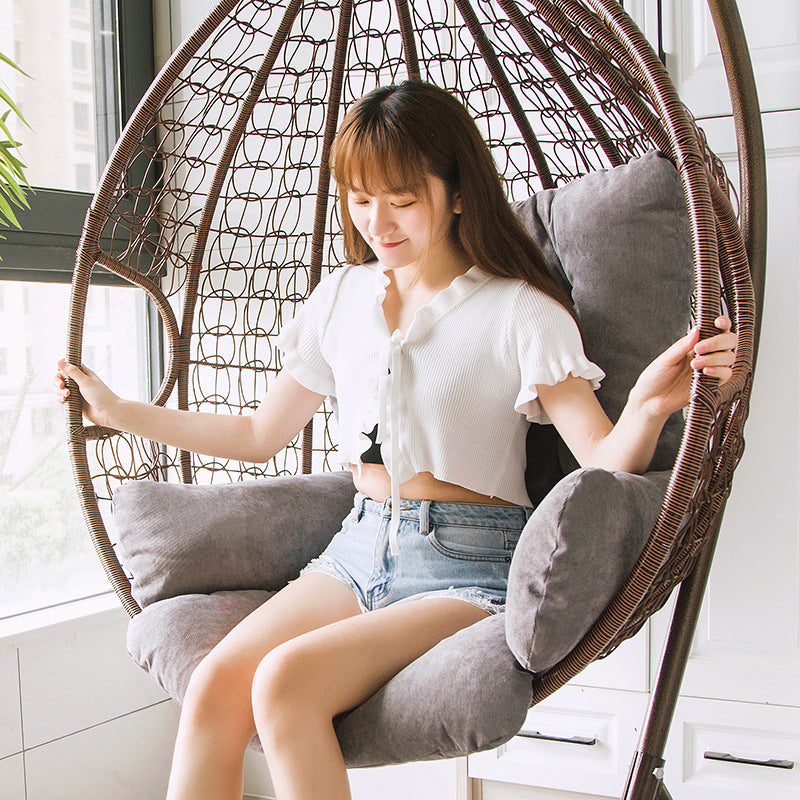 Hanging basket cushion thickened and enlarged cushion swing single sofa cushion household hanging chair cloth cushion indoor and outdoor cradle chair cushion