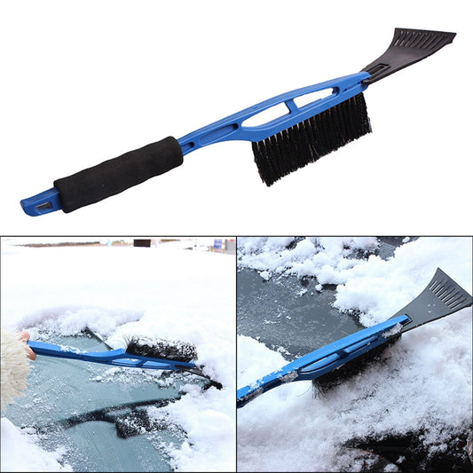 2-in-1 Ice Scraper with Brush For Car Windshield