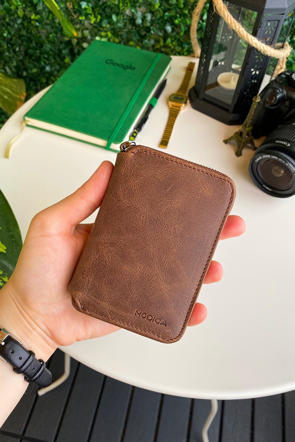 Porto - Genuine Leather Wallet with Zipper Feature