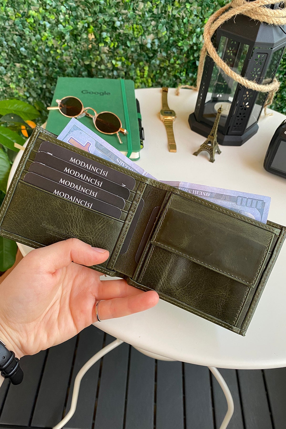 Dallas - Genuine Leather Kangaroo Wallet + Card Holder