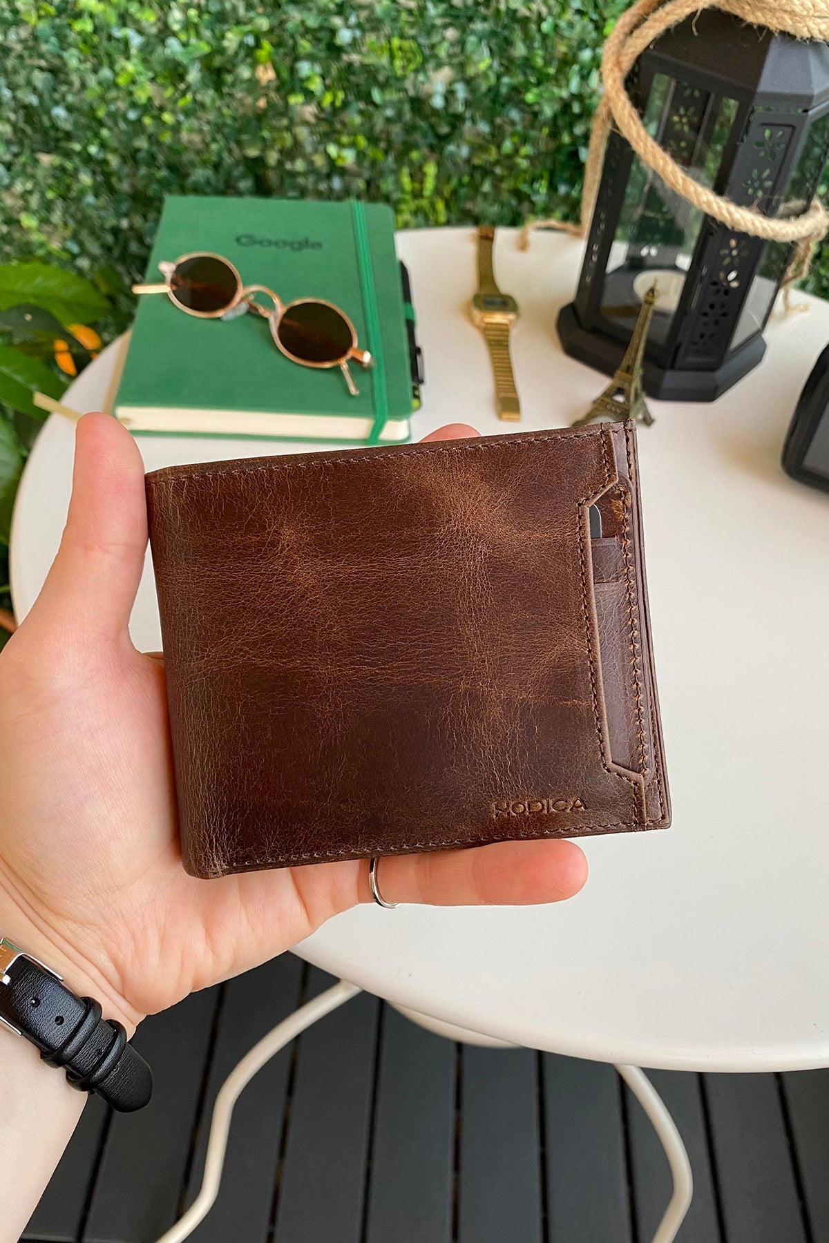 Dallas - Genuine Leather Kangaroo Wallet + Card Holder