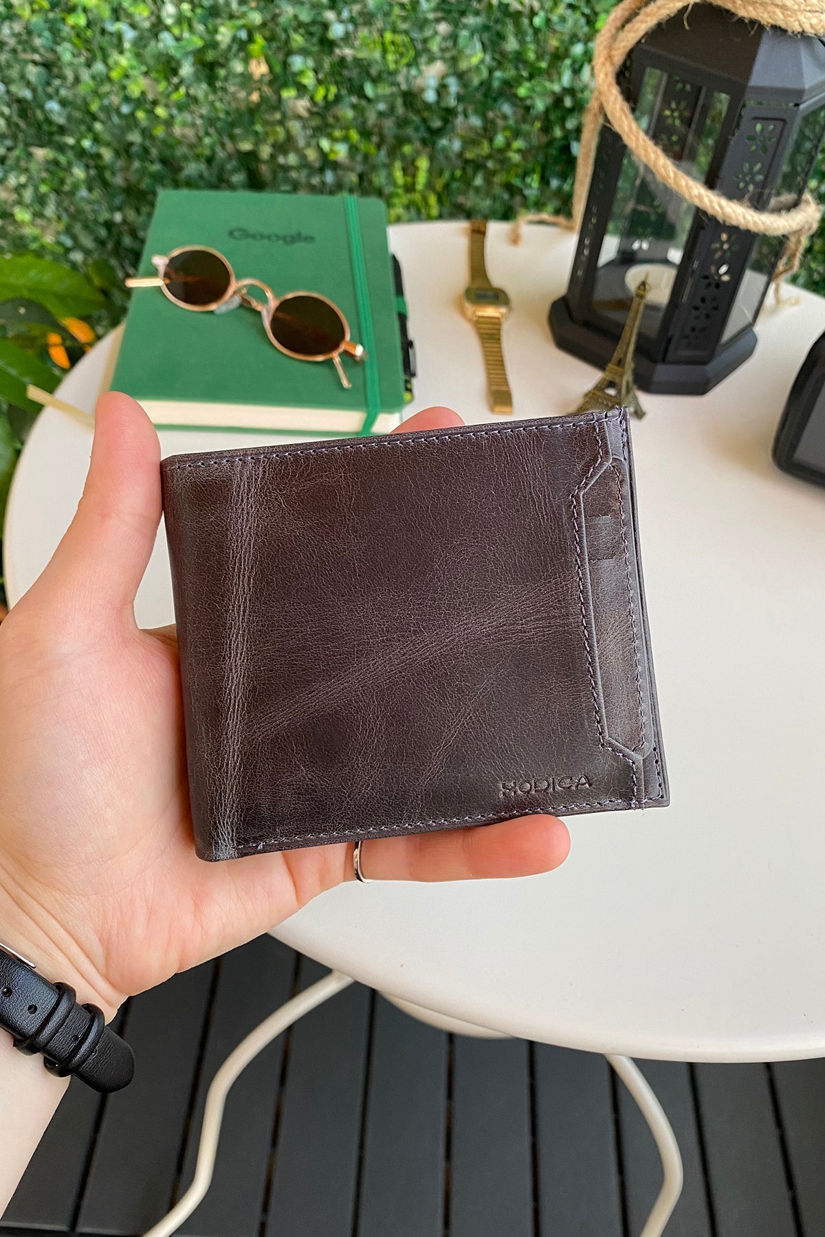 Dallas - Genuine Leather Kangaroo Wallet + Card Holder