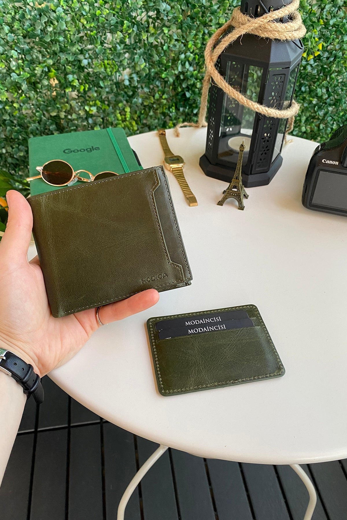 Dallas - Genuine Leather Kangaroo Wallet + Card Holder