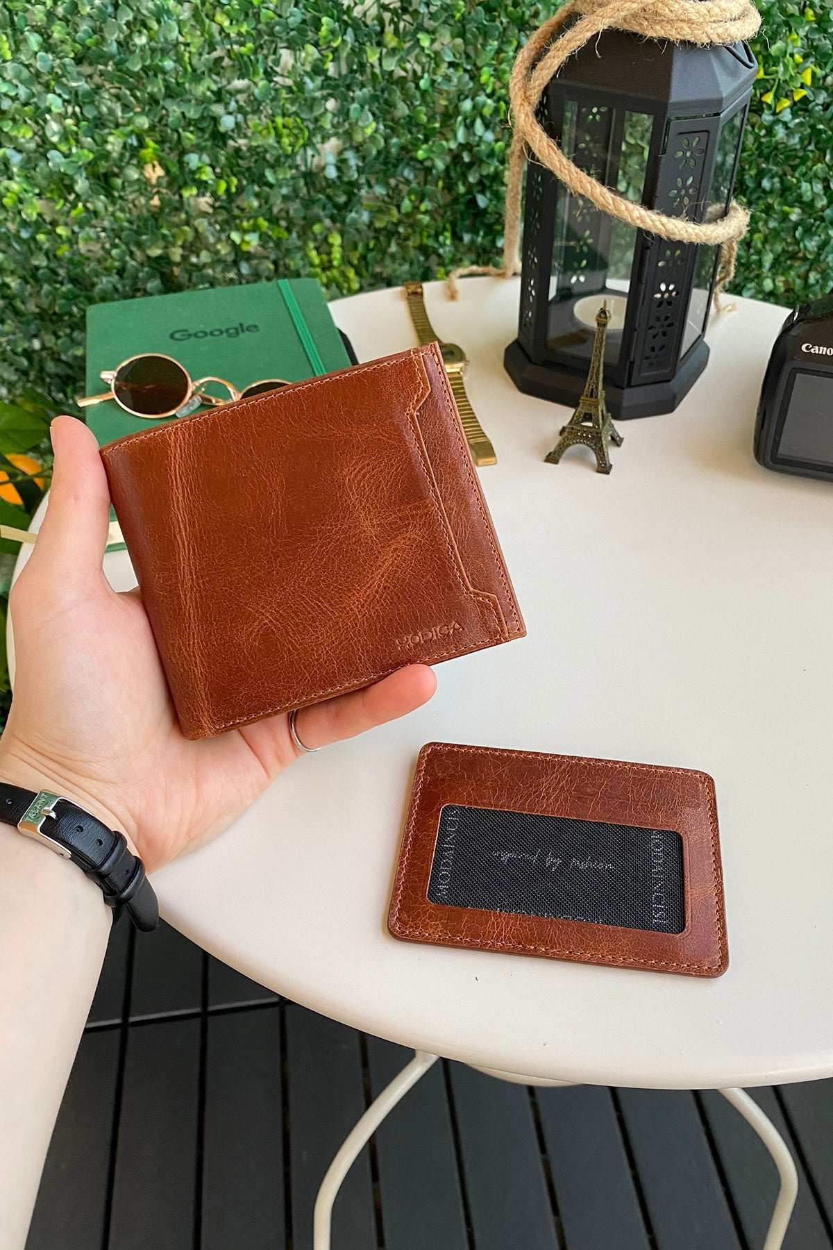 Dallas - Genuine Leather Kangaroo Wallet + Card Holder