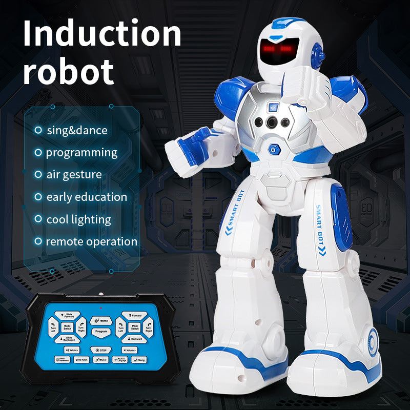 Russian Kazakhstan intelligent remote control robot singing infrared induction dancing robocop children's toys