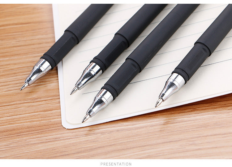 【10pcs】2023 New Frosted Office Student Signature Pen 0.5MM Bullet Three-color Student Exam