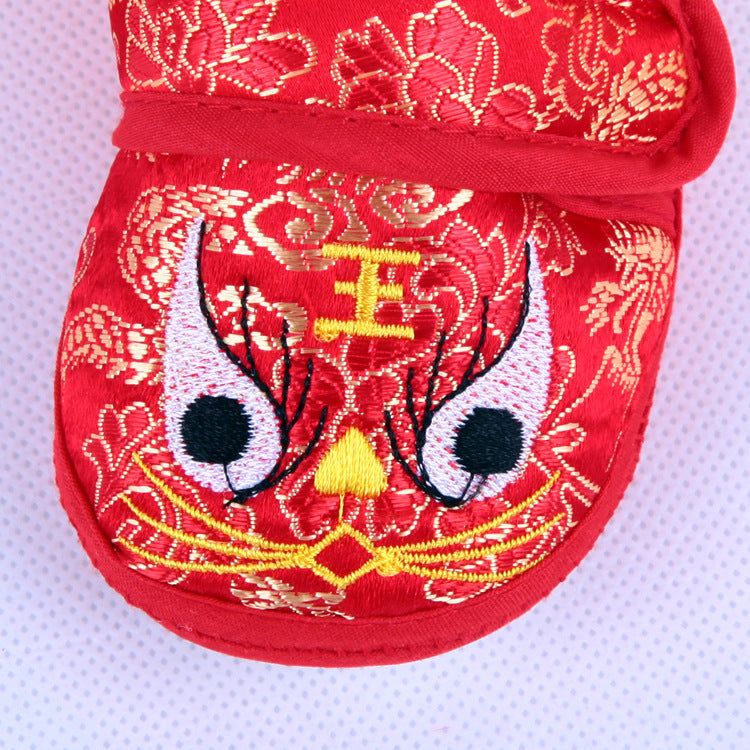 Baby tiger head shoes, one-year-old grab week shoes, baby newborn toddler shoes, tiger shoes, cloth shoes, autumn shoes