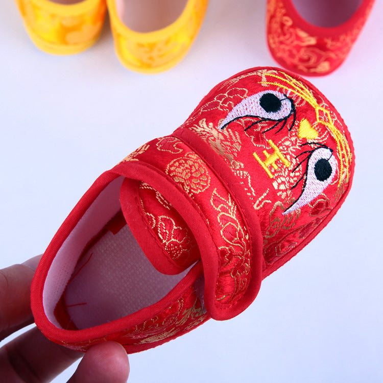 Baby tiger head shoes, one-year-old grab week shoes, baby newborn toddler shoes, tiger shoes, cloth shoes, autumn shoes
