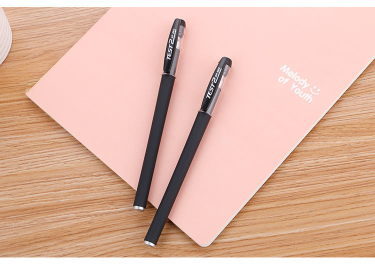 【10pcs】2023 New Frosted Office Student Signature Pen 0.5MM Bullet Three-color Student Exam