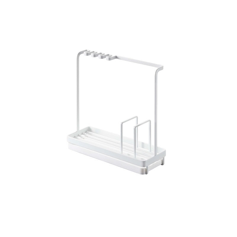 Lazy rag desktop storage rack kitchen sponge cleaning supplies drain rack brush bowl hanger desktop type removable