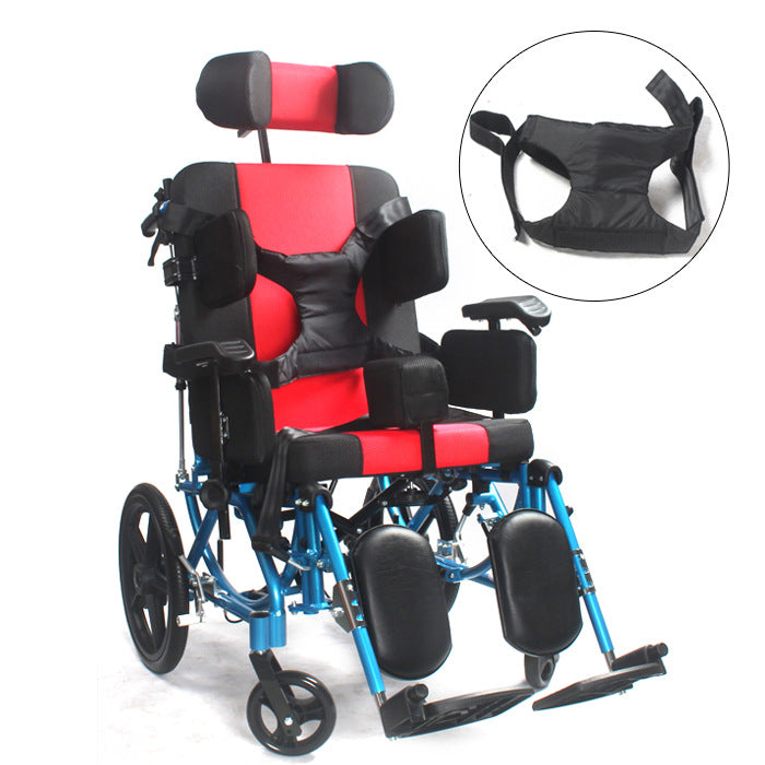 Factory direct supply of aluminum alloy high back cerebral palsy adult wheelchair multi-functional and comfortable small wheelchair for the disabled