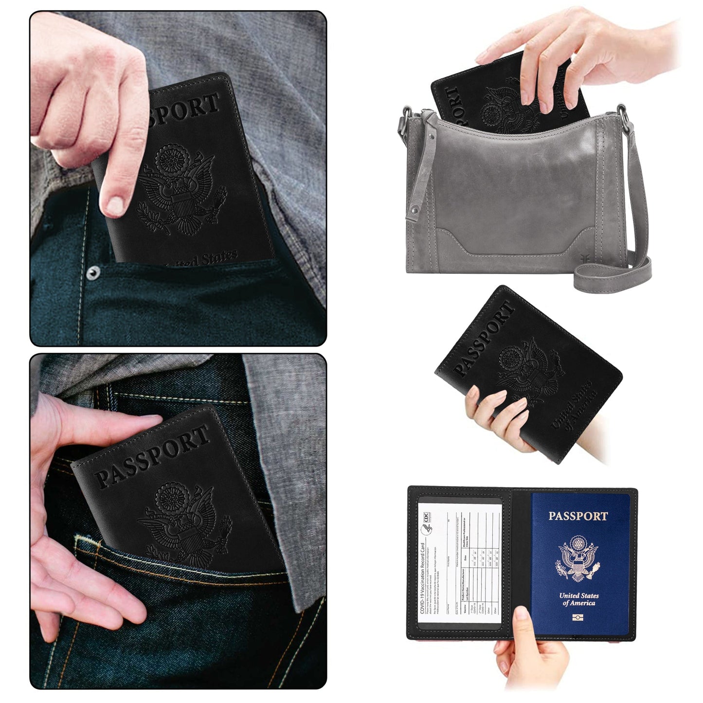 Ciana Vaccine Card and Passport Holder