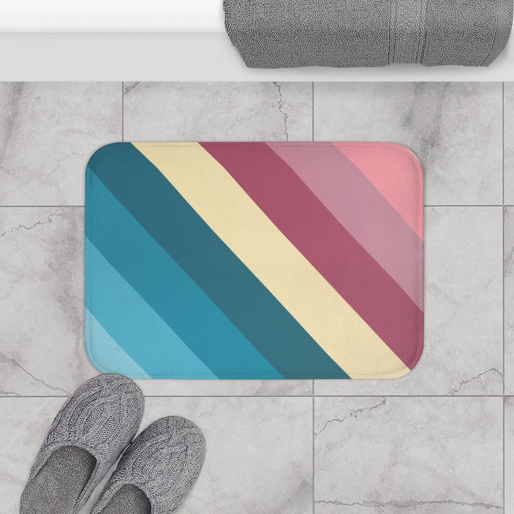 Striped Bath Mat Home Accents