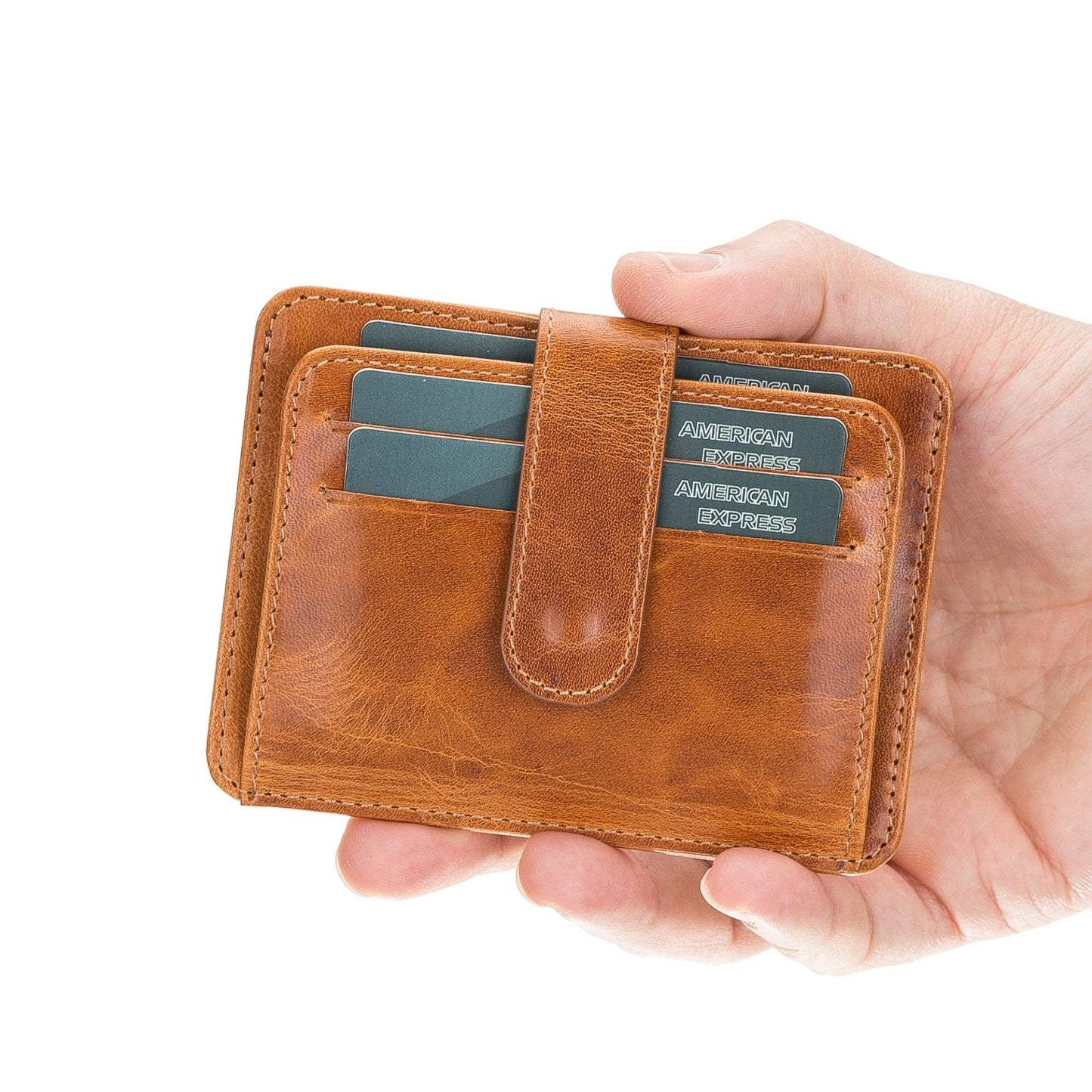 Cortez Handcrafted Leather Slim Wallet with Card Holder