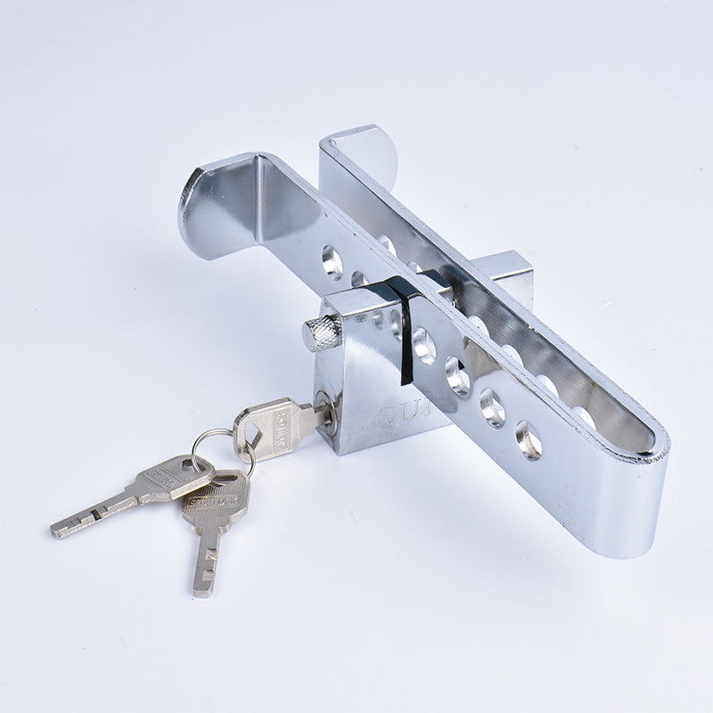 Car clutch lock, multi-function steering wheel, anti-theft lock, clutch brake, throttle lock, adjustable telescopic U-lock