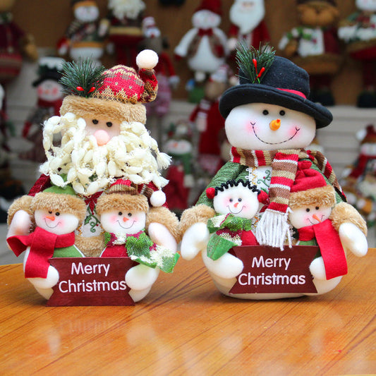 christmas gifts christmas doll christmas family portrait old man snowman christmas decoration supplies christmas gifts