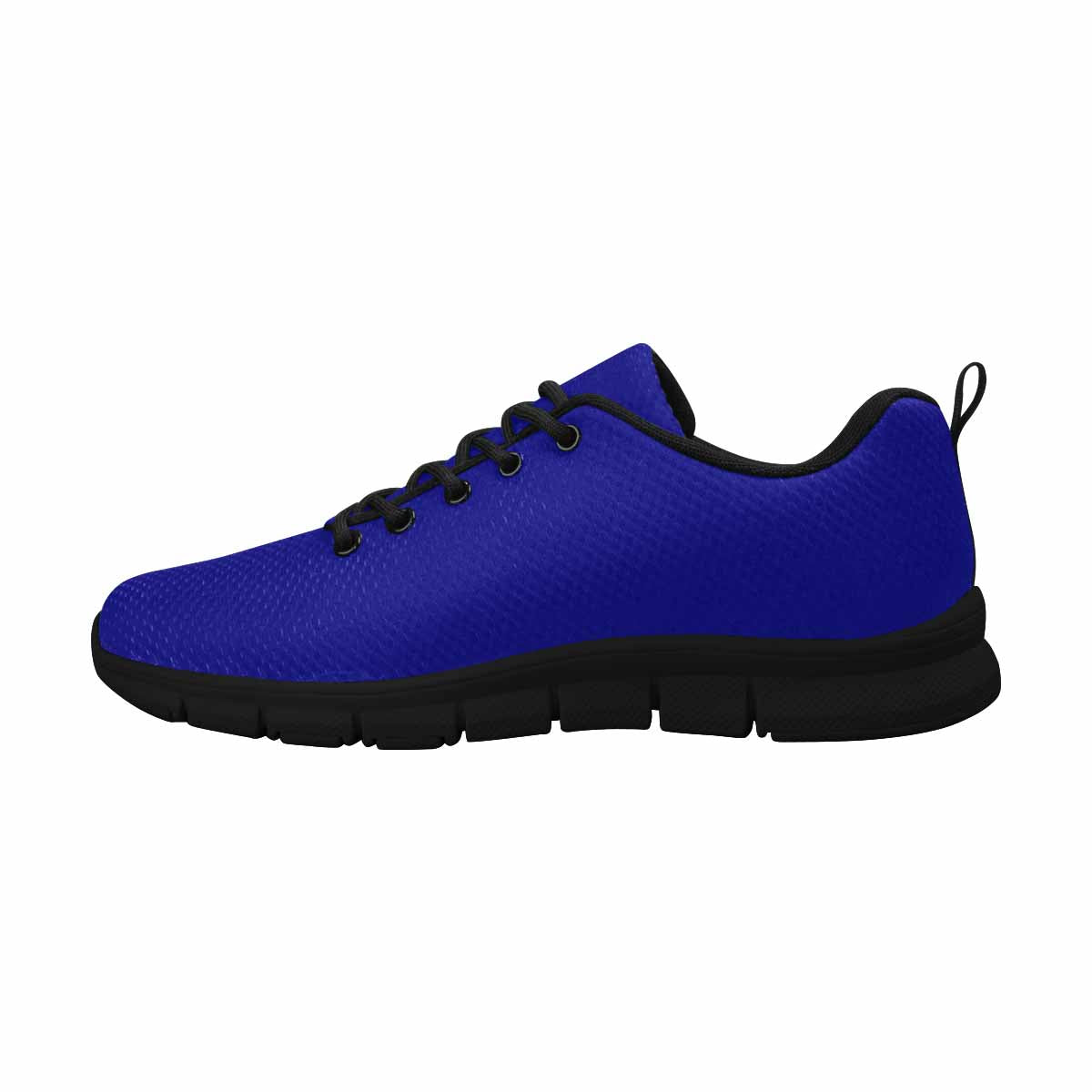 Sneakers For Men, Dark Blue - Canvas Mesh Athletic Running Shoes