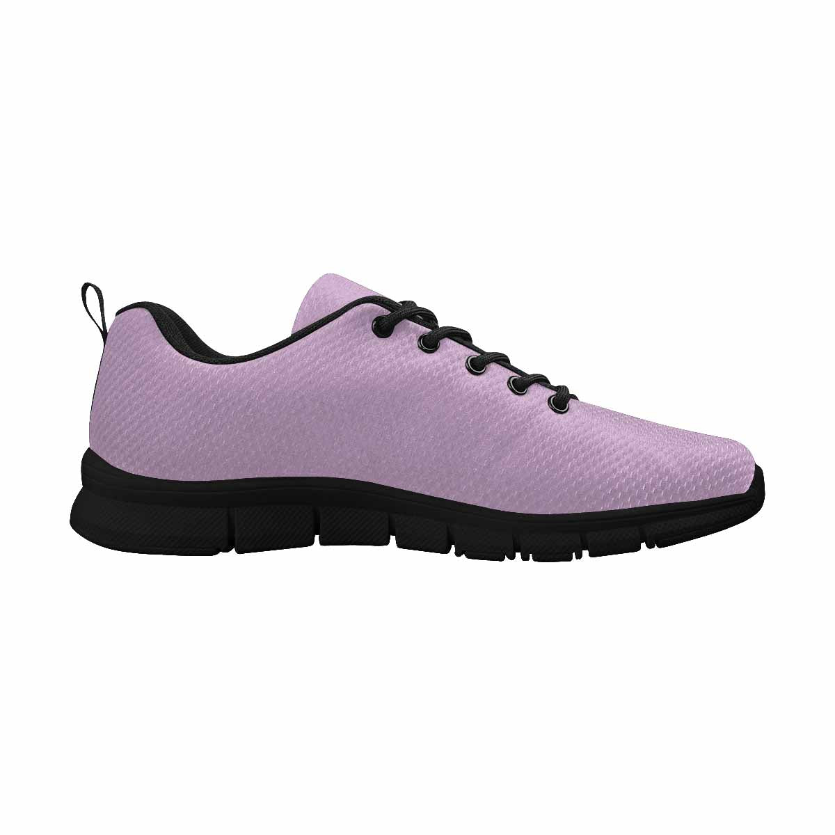 Sneakers For Men, Lilac Purple - Canvas Mesh Athletic Running Shoes