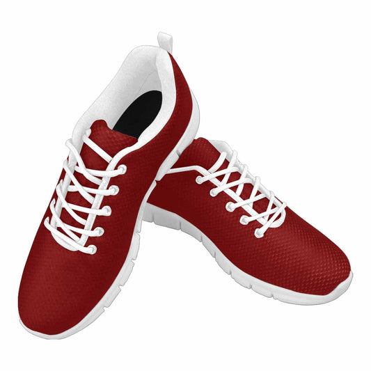 Sneakers For Men, Maroon Red - Running Shoes