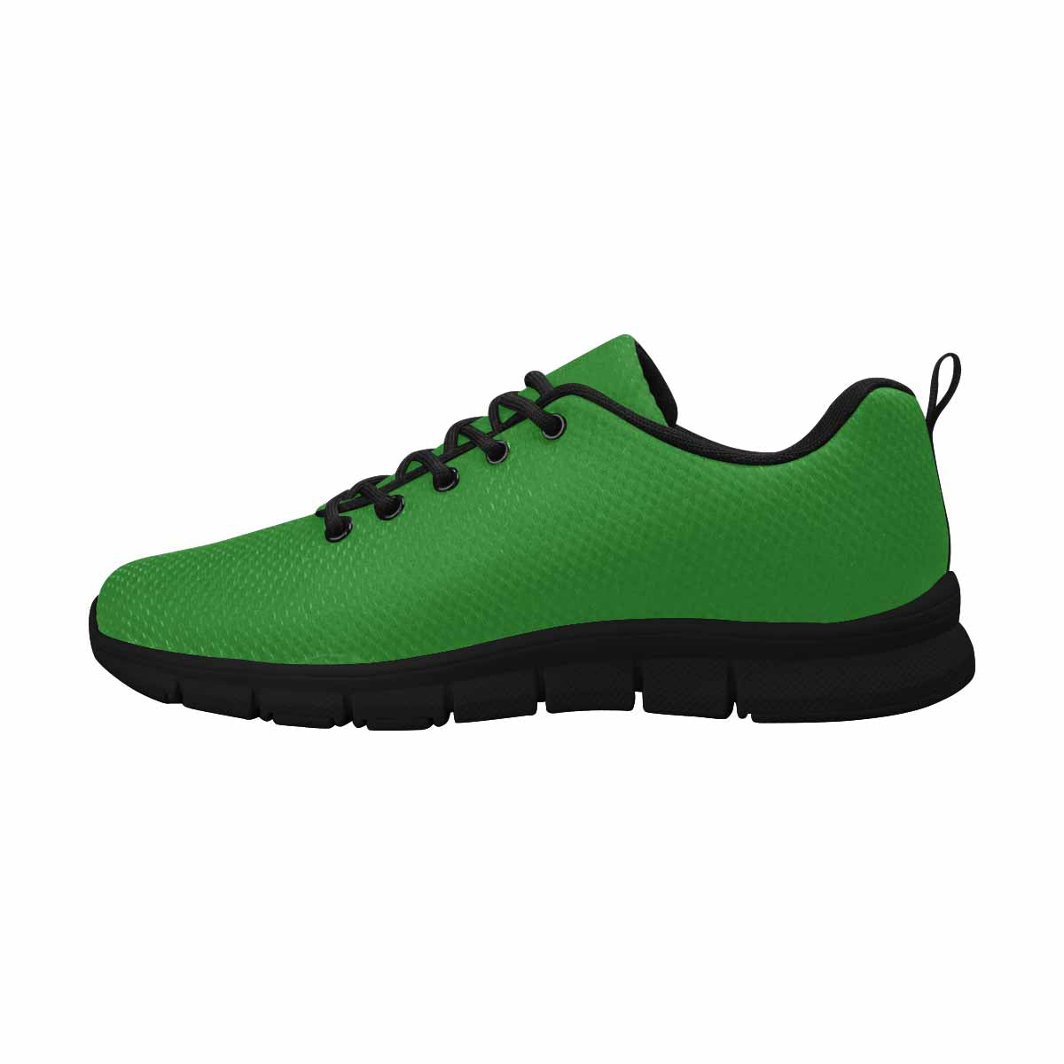 Sneakers For Men, Forest Green - Canvas Mesh Athletic Running Shoes