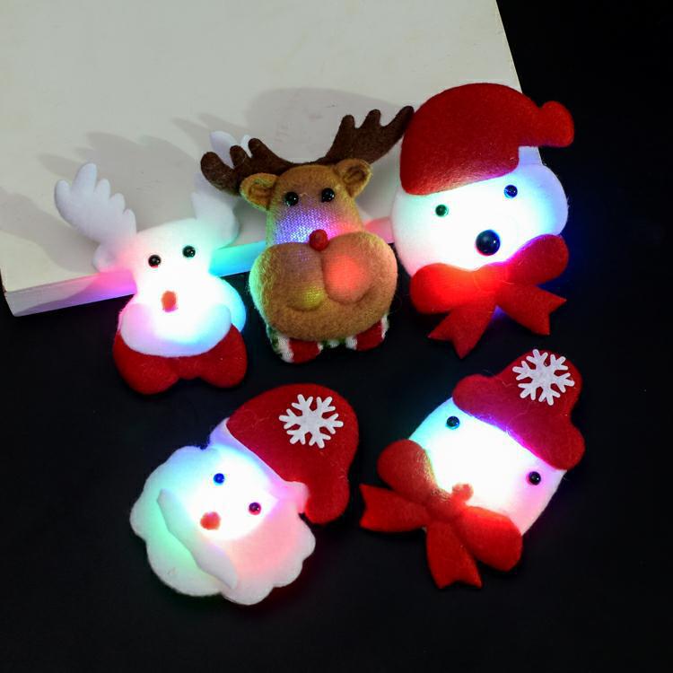Santa hat kids antler gift gift Christmas tree pendant glow headband christmas headband christmas decoration