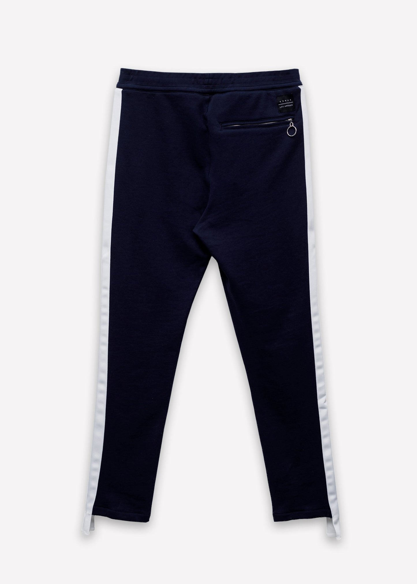 Konus Men's Sweatpants w/ Side Stripes in Navy