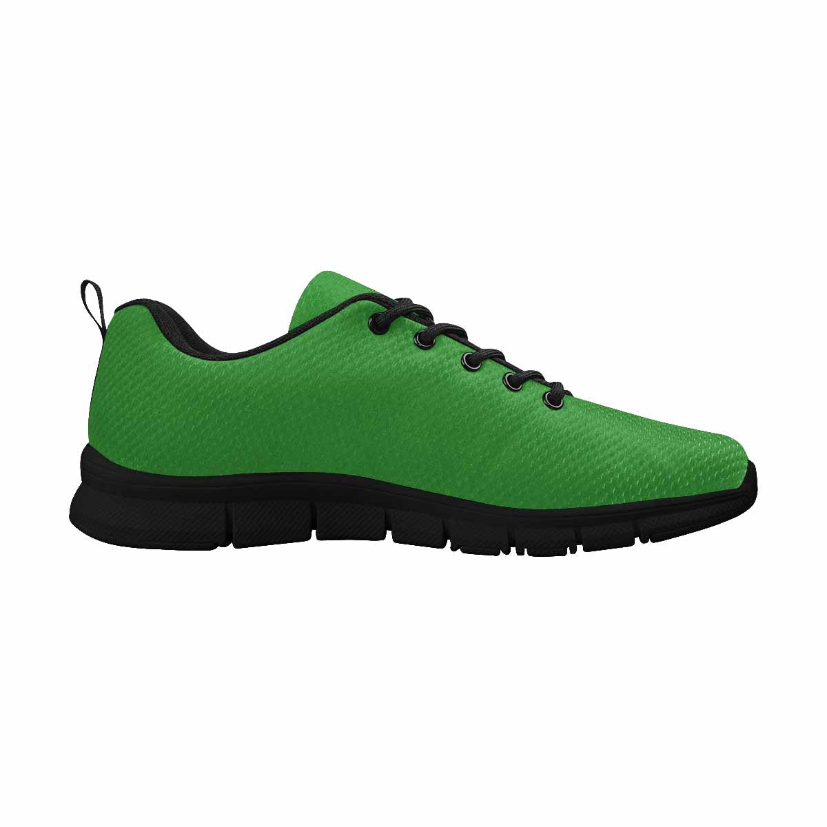 Sneakers For Men, Forest Green - Canvas Mesh Athletic Running Shoes