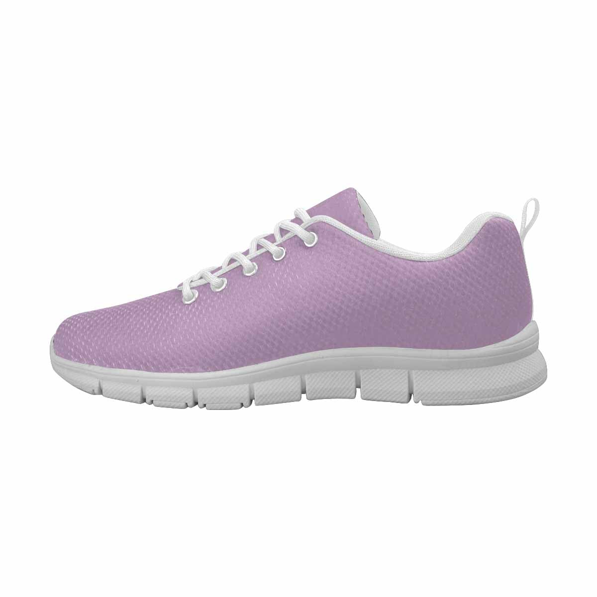 Sneakers For Men, Lilac Purple - Canvas Mesh Athletic Running Shoes