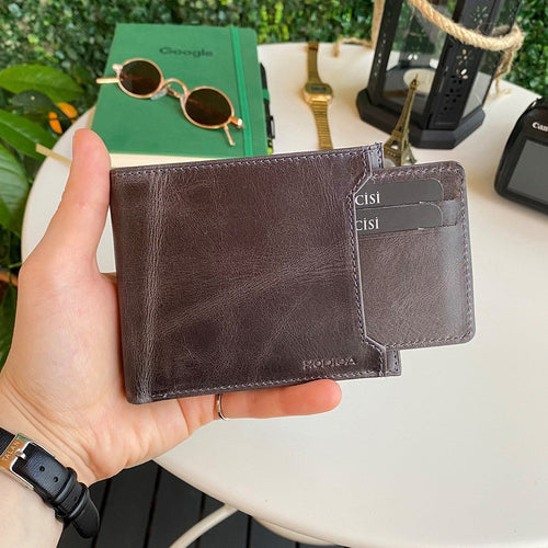 Dallas - Genuine Leather Kangaroo Wallet + Card Holder