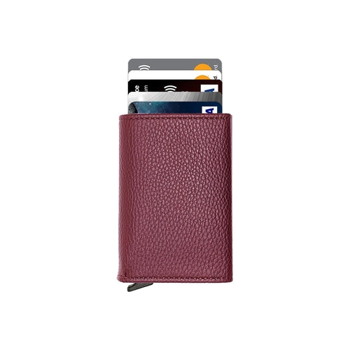 Agara  – PU Leather RFID Mechanism Card Holder/Wallet