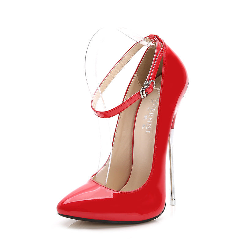 AliExpress cross-border e-commerce supply one drop shipping European and American nightclub large size high heels runway catwalk high heels