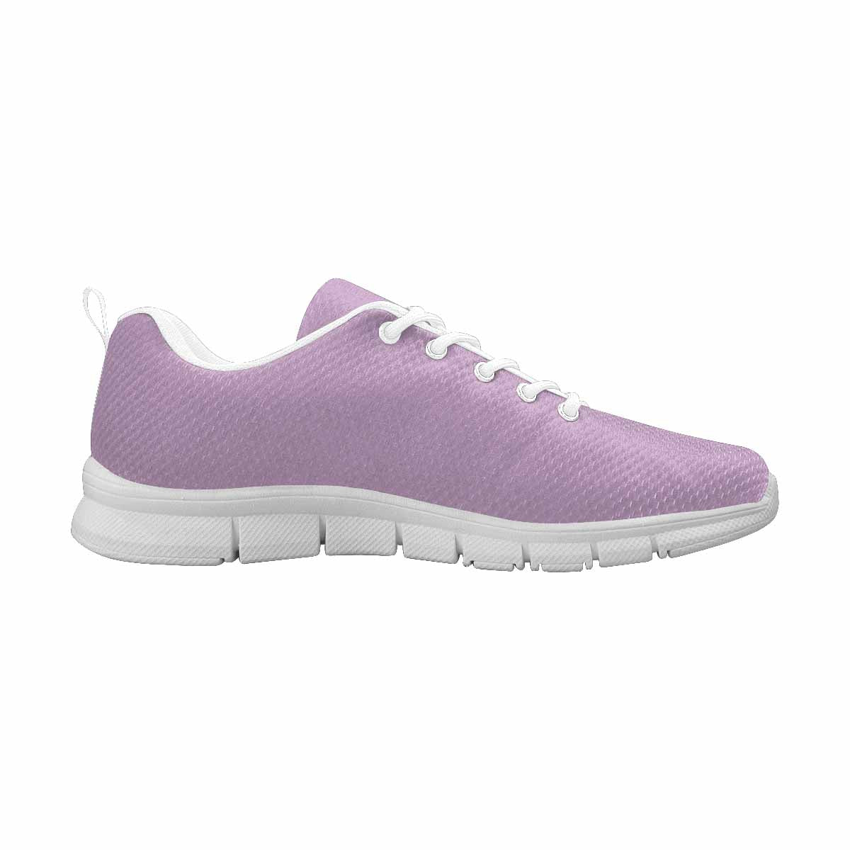 Sneakers For Men, Lilac Purple - Canvas Mesh Athletic Running Shoes