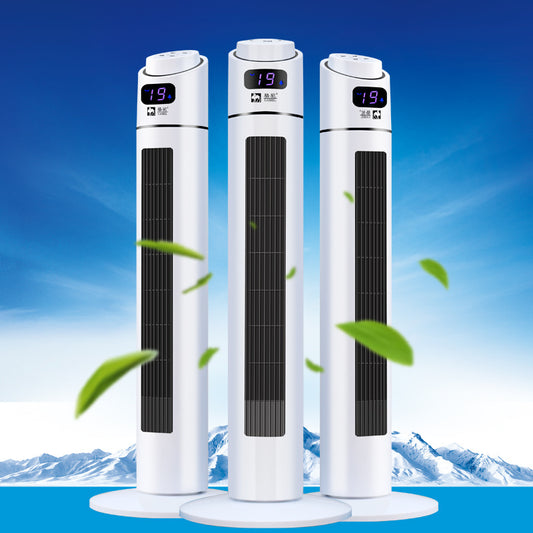 Camel Electric Fan Household Remote Control Tower Fan Silent Fan Shaking Head Timed Floor Fan Bladeless Fan Factory Direct Sales