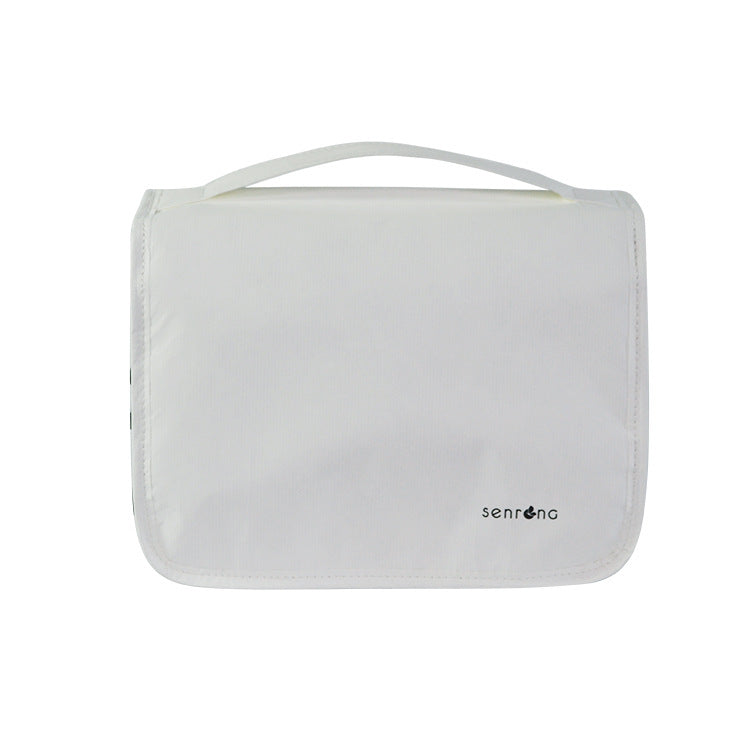 Manufacturer custom DuPont paper toiletry bag set for business trips, travel toiletries storage bag four-piece set of customized LOGO