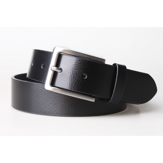 Grant Textured Leather 3.5 CM Belt