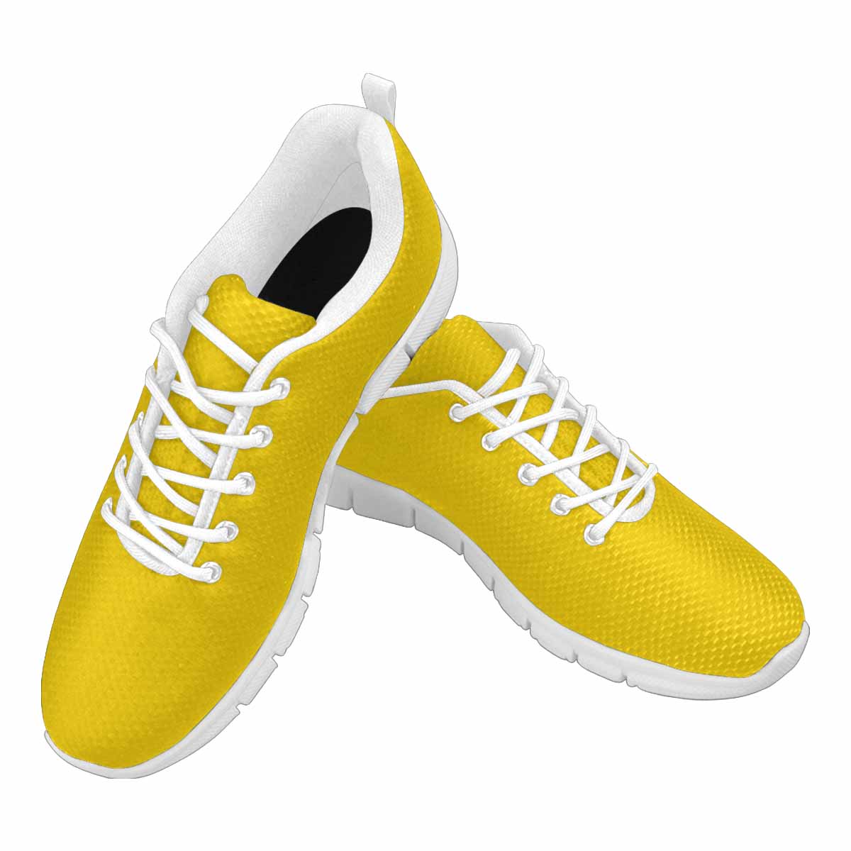 Sneakers For Men, Gold Yellow - Running Shoes