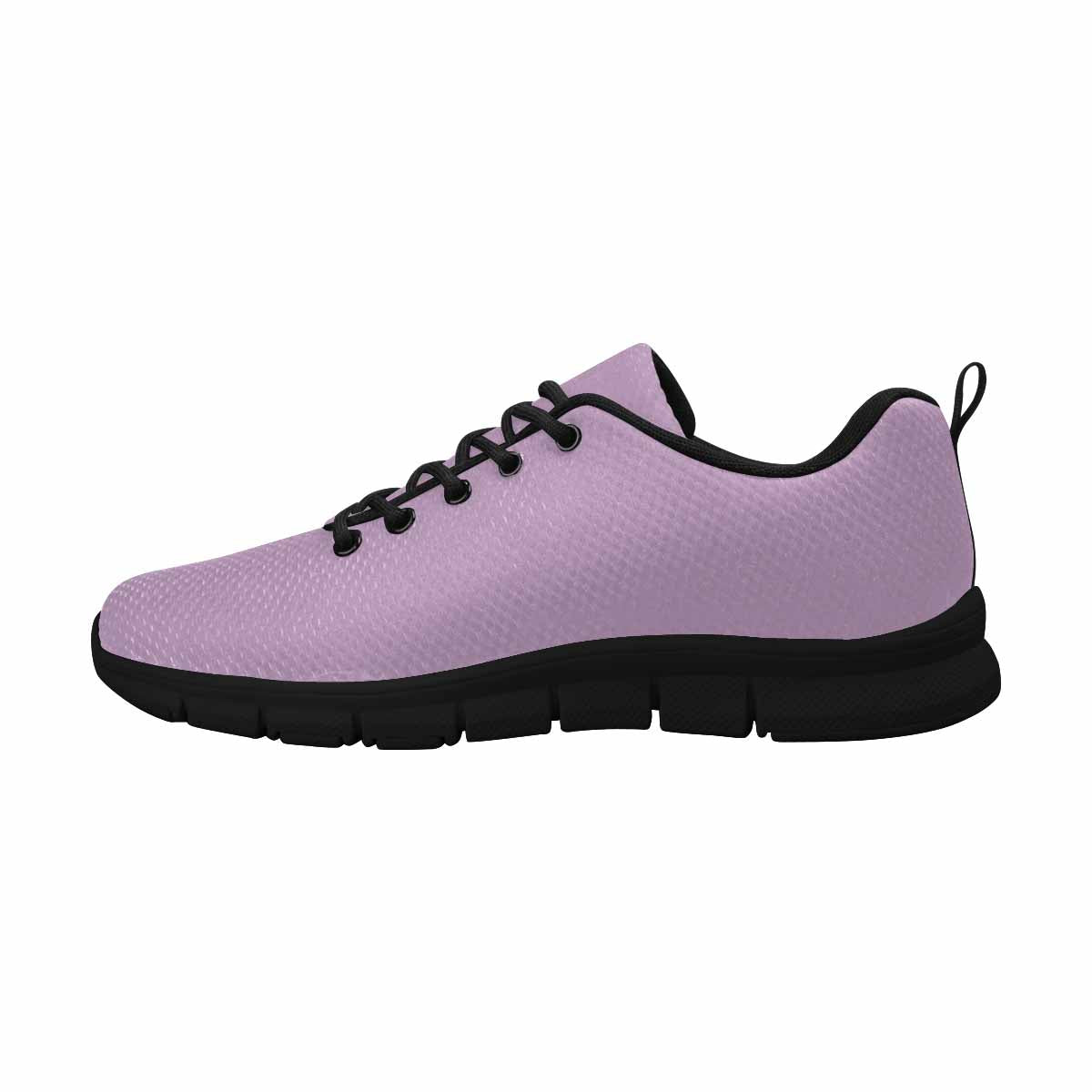 Sneakers For Men, Lilac Purple - Canvas Mesh Athletic Running Shoes